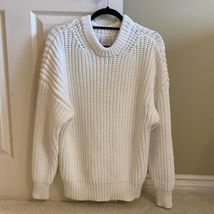 NWT Varley Gracie knit sweater white size S